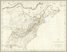 United States Map By Constantin F. Volney