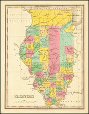 Illinois Map By Anthony Finley