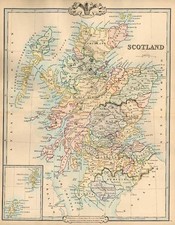 Europe and British Isles Map By G.F. Cruchley