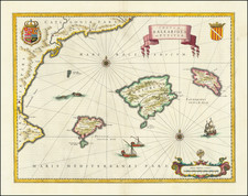 Insulae Balearides et Pytiusae By Willem Janszoon Blaeu