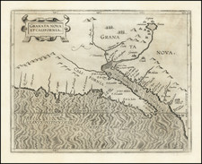 Southwest, Baja California and California Map By Cornelis van Wytfliet