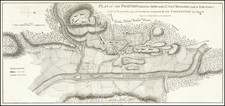 Vermont, New York State and American Revolution Map By Charles Stedman / William Faden