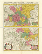 France Map By Alexis-Hubert Jaillot