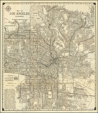 Los Angeles Map By E.F. Hill