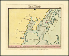 New York City, New York State and New Jersey Map By John Luffman