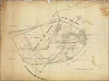 California, Los Angeles and Other California Cities Map By Henry Hancock