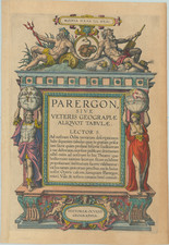 Title Pages Map By Abraham Ortelius