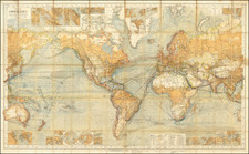 World Map By Hermann Berghaus