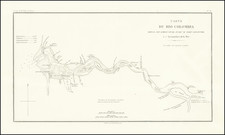 Pacific Northwest, Oregon and Washington Map By Eugene Duflot De Mofras