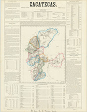 Mexico Map By Antonio Garcia y Cubas