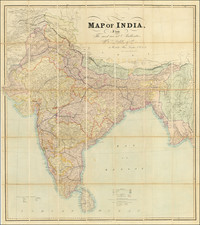 India Map By William H. Allen & Co.