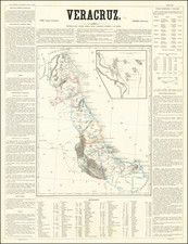 Mexico Map By Antonio Garcia y Cubas