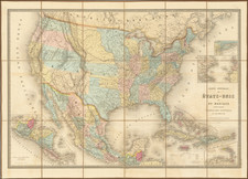 United States Map By Eugène Andriveau-Goujon