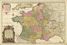 France Map By Pierre Mortier