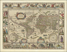 World Map By Willem Janszoon Blaeu