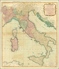 Italy Map By Laurie & Whittle