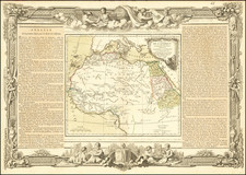 Africa, North Africa and West Africa Map By Louis Charles Desnos