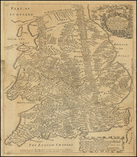 England Map By Thomas Bowles  &  John Bowles
