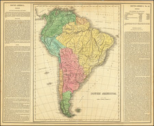 South America Map By Carey  &  Lea
