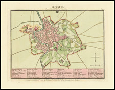 Rome Map By John Luffman