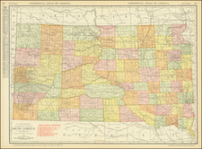 South Dakota Map By Rand McNally & Company