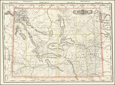 Wyoming Map By George F. Cram