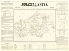 Mexico Map By Antonio Garcia y Cubas