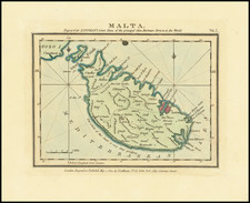 Malta Map By John Luffman