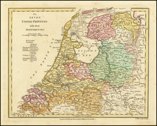 Netherlands Map By Robert Wilkinson