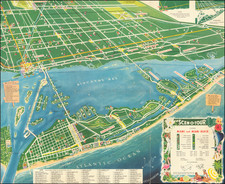 Florida and Pictorial Maps Map By Scenotour Publishing Co.