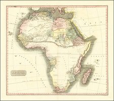 Africa Map By John Thomson
