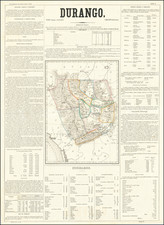 Mexico Map By Antonio Garcia y Cubas