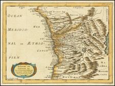 West Africa Map By Nicolas Sanson