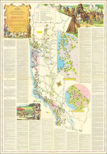 Pictorial Maps and California Map By Lowell Butler