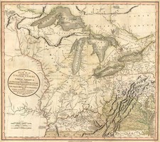 Mid-Atlantic, Midwest and Canada Map By John Cary