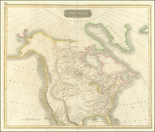 North America Map By John Thomson