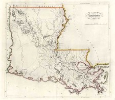 South Map By Mathew Carey