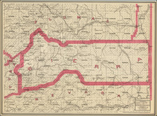 California Map By Punnett Brothers