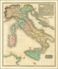 Italy Map By John Thomson