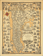 New York City and Pictorial Maps Map By Ernest Dudley Chase