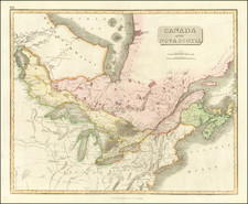 Midwest and Canada Map By John Thomson