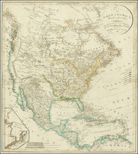 North America Map By Christian Gottlieb Reichard