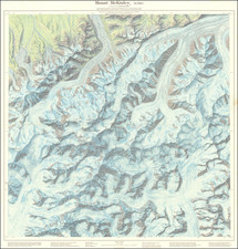 Alaska Map By Bradford Washburn