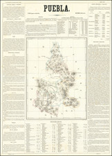 Mexico Map By Antonio Garcia y Cubas