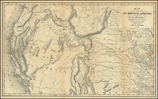 Map To Illustrate Capt. Bonneville's Adventures among the Rocky Mountains . . . 1856