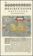 Puerto Rico Map By Tomasso Porcacchi