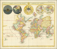 World and California as an Island Map By Pierre Mortier