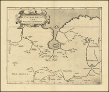 Midwest, Plains, Rocky Mountains and Canada Map By Cornelis van Wytfliet