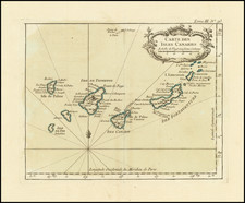 African Islands, including Madagascar Map By Jacques Nicolas Bellin