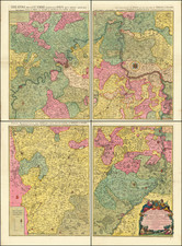 Nord et Nord-Est and Mitteldeutschland Map By Pierre Mortier